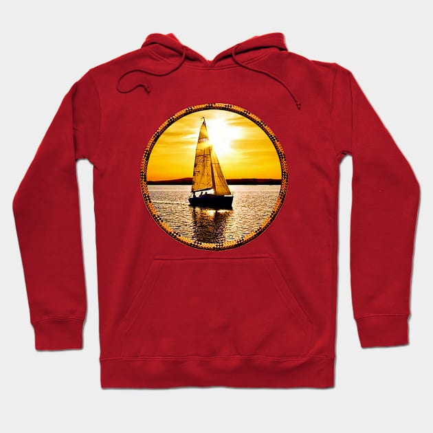 Sunset Sail Hoodie by Manatee Max